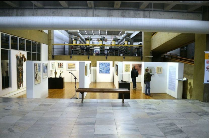 Exposição no Salão Angelim reúne obras da Pinacoteca da FURB