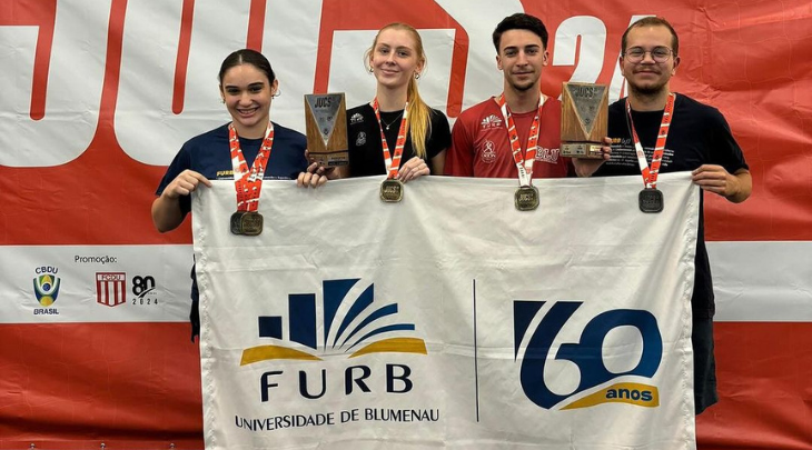 Estudantes da FURB conquistam medalhas nos 67º Jogos Universitários Catarinenses