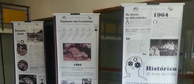 Exposição 50 Anos de História FURB chega ao Campus 5