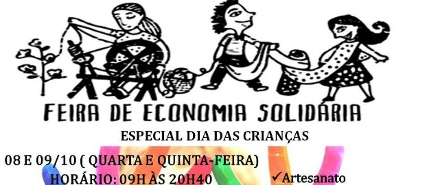 Feira da Economia Solidária celebra o Dia das Crianças