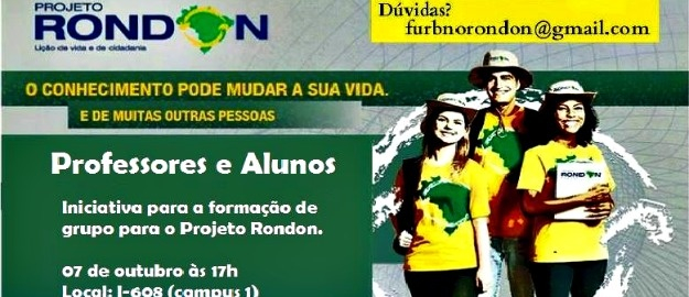 Reunião discute participação da FURB no Projeto Rondon